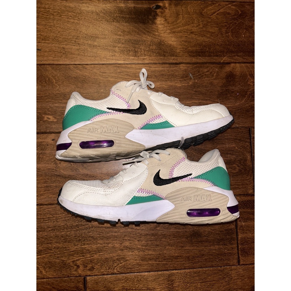 Women's 9 M Nike Air Max Excee Sail‎ Sandrift Tan Green CD5432-124 Running Shoes